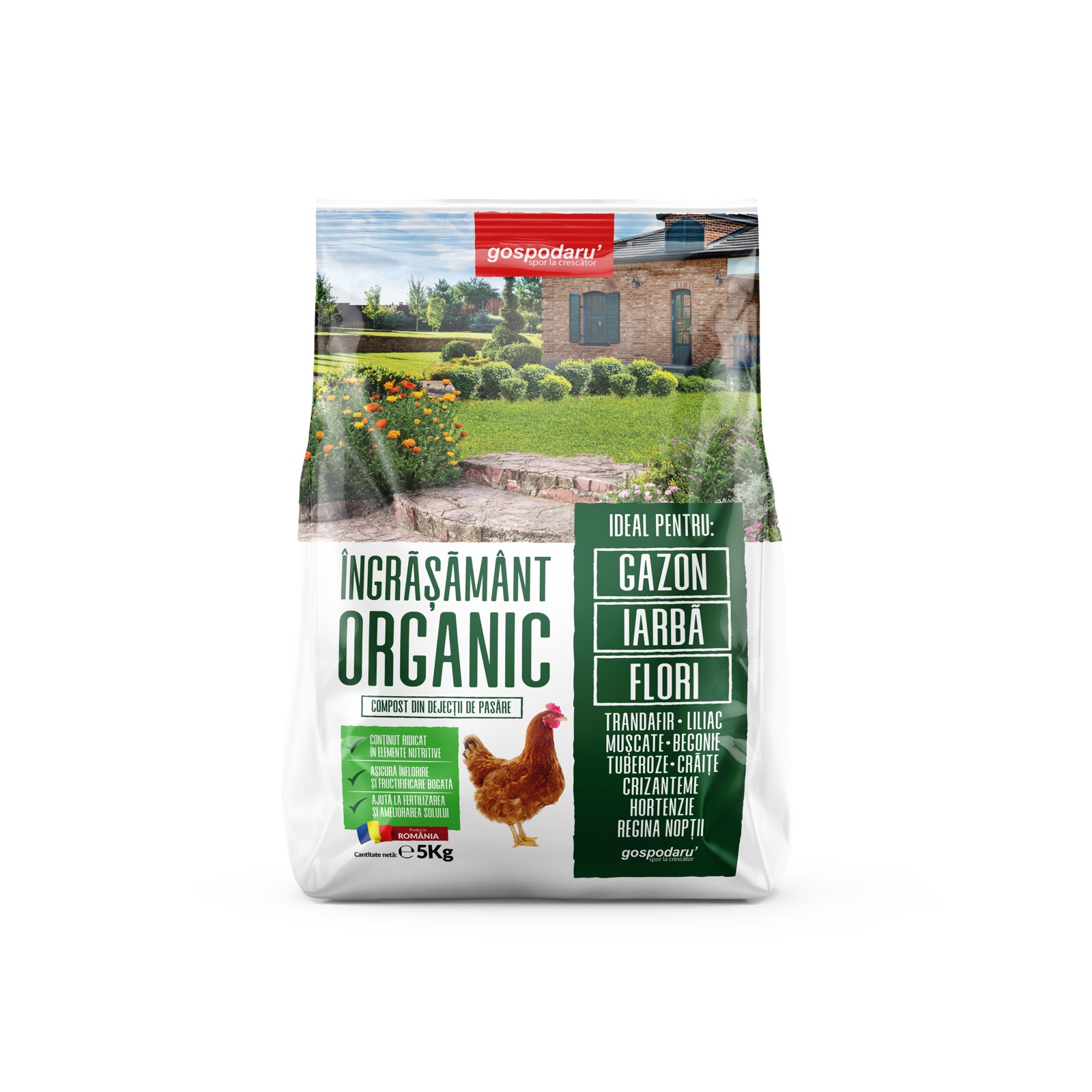 Ingrasamant organic din dejecții de pasăre